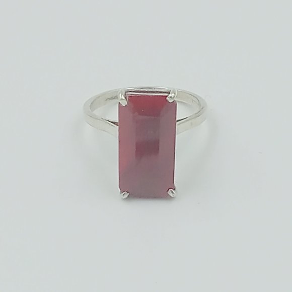 Vintage Sterling Silver Niassa Ruby - Picture 6 of 12